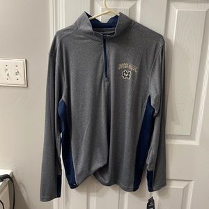 Norte Dame 1/4 zip Brand New with Tags
